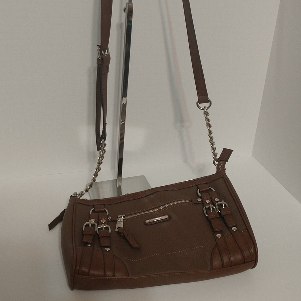 New Dana Buchman Brown /Tan Crossbody Bag